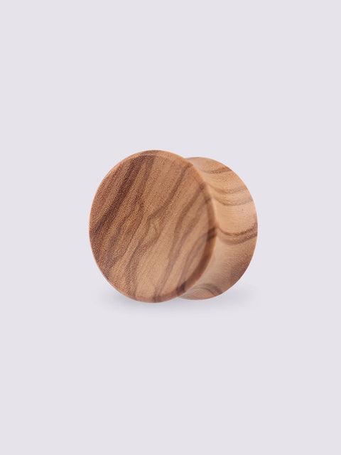 Hand Carved Olive Wood Plug