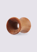 Hand Carved Olive Wood Tunnel | Brown-Image 1
