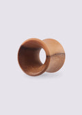 Hand Carved Olive Wood Tunnel | Brown-Image 2