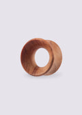 Hand Carved Olive Wood Tunnel | Brown-Image 4