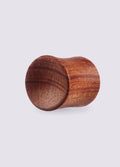 Hand Carved Sappan Wood Plug | Brown-Image 2