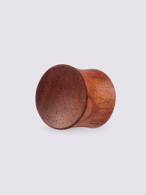 Hand Carved Sappan Wood Plug