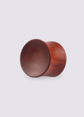 Hand Carved Sappan Wood Plug | Brown-Image 4