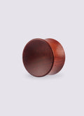 Hand Carved Sappan Wood Plug | Brown-Image 6
