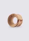 Hand Carved Tamarind Wood Tunnel | Brown-Image 3