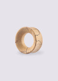 Hand Carved Tamarind Wood Tunnel | Brown-Image 6