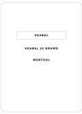 Heabal Menthol 30g | One Colour-Image 1