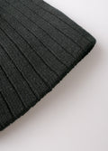 Heather Cable Knit Beanie | Black-Image 3