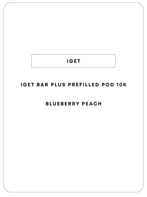IGET Bar Plus Prefilled Pod 10k