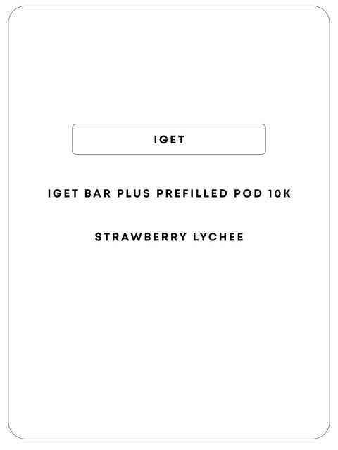 IGET Bar Plus Prefilled Pod 10k