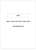 IGET Luna KP13000 20mL Pod | Watermelon-Image 1