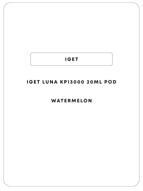 IGET Luna KP13000 20mL Pod