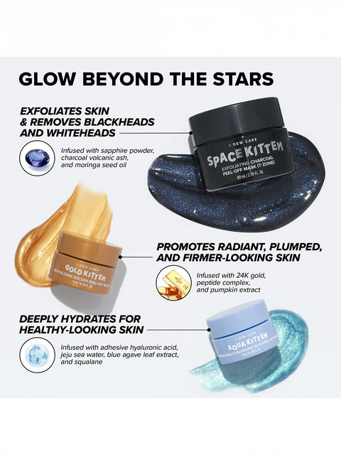 I DEW CARE ASTRO KITTEN - Peel-off Mask Set