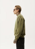 Indica - Hemp Crew Neck | Military-Image 2