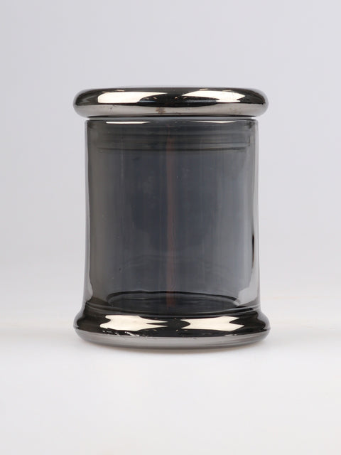 Iridescent Glass Jar
