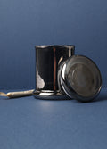 Iridescent Glass Jar | Steel-Image 3