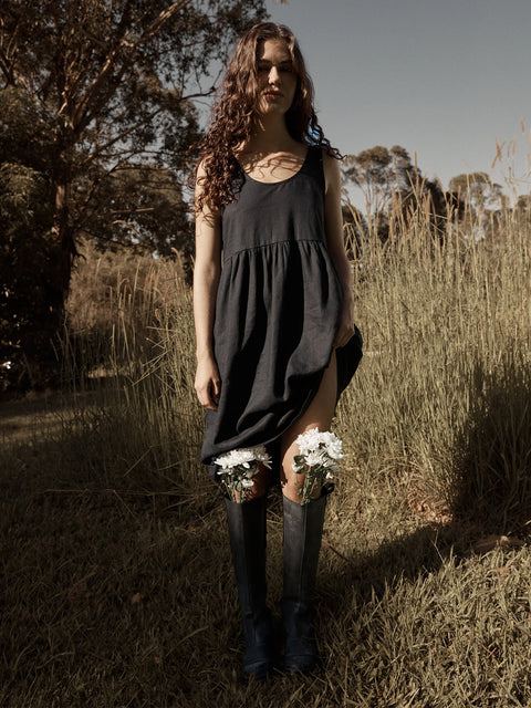 Jesse - Hemp Midi Dress