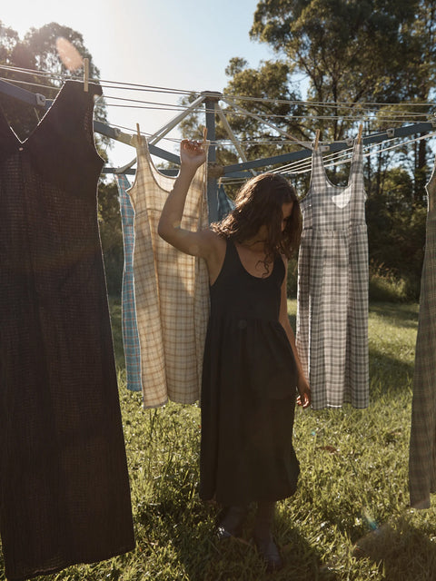 Jesse - Hemp Midi Dress