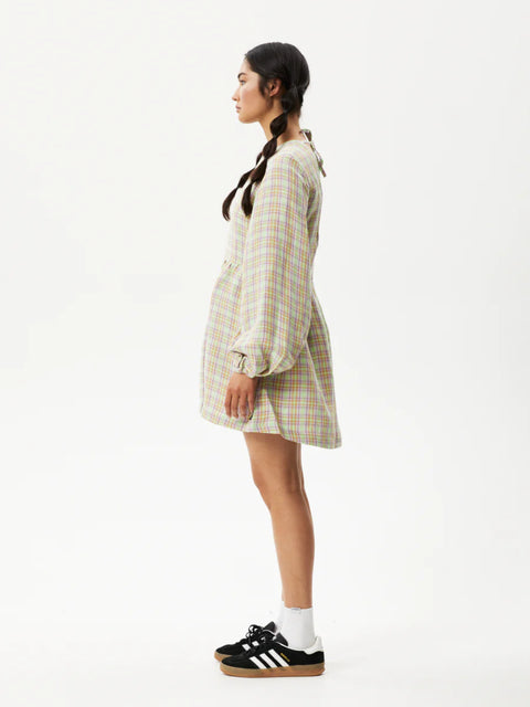 Kali - Hemp Long Sleeve Mini Dress