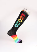 Knee Socks  - PROUD | Black-Rainbow-Image 1