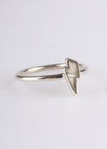 Labradorite Bolt Sterling Silver Ring | One Colour-Image 3