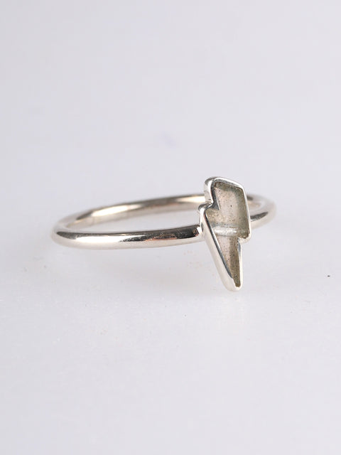 Labradorite Bolt Sterling Silver Ring