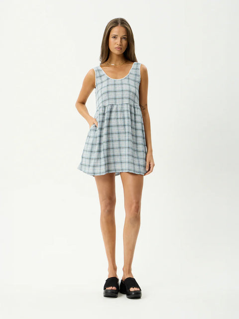 Lagoon Jesse - Hemp Seersucker Mini Dress