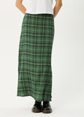 Lonnie - Hemp Seersucker Maxi Skirt | Hunter Green-Image 2