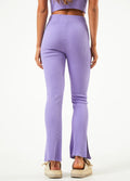 Lula - Hemp Knit Pants | Plum-Image 3