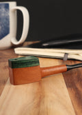 Malachitey Twist Lid Pipe | One Colour-Image 1