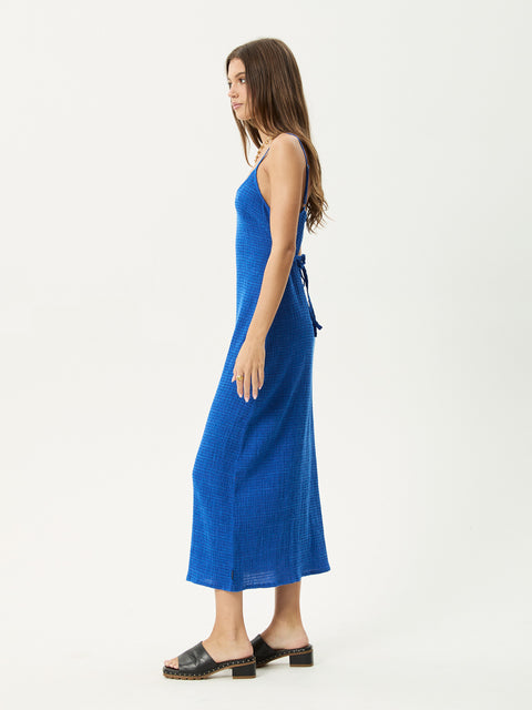 Marina Rumi - Hemp Seersucker Maxi Dress