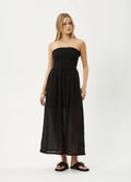 Marlow - Recycled Strapless Maxi Dress | Black-Image 1