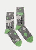 Men's Socks - All Puns Intended | Grey-Image 1