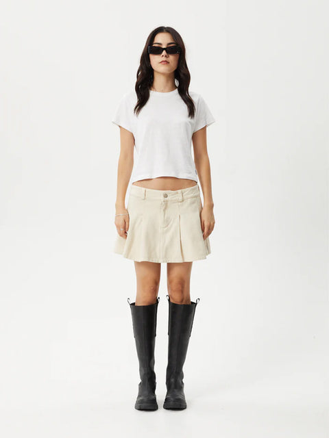 Mika - Recycled Pleat Mini Skirt