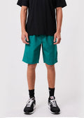 Ninety Eights - Organic Elastic Waist Shorts | Emerald-Image 1