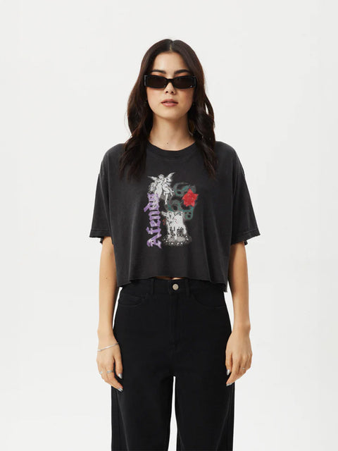 Nirvana Cropped - Hemp Oversized Tee