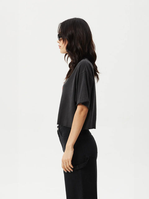 Nirvana Cropped - Hemp Oversized Tee