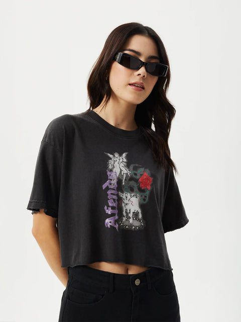 Nirvana Cropped - Hemp Oversized Tee