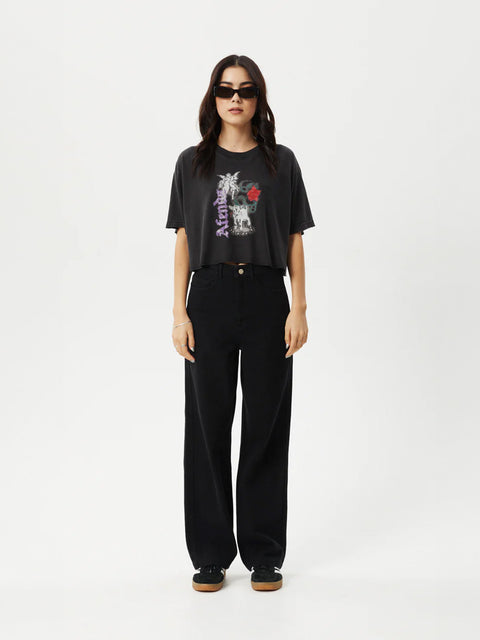 Nirvana Cropped - Hemp Oversized Tee