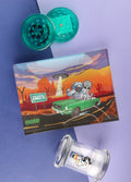 Ooze Space Race - Glass Rolling Tray | One Colour-Image 1