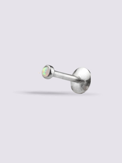 Opal Flatback Barbell 16G