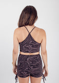 Organic Cotton Halter Crop | Mushroom Wave-Image 3