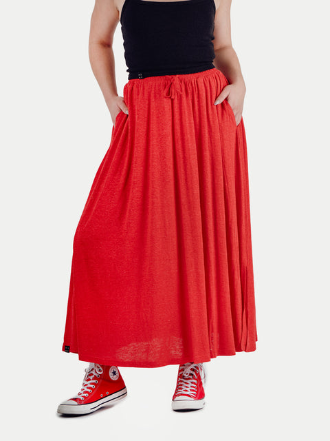 Organic Hemp Bamboo Maxi Skirt