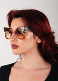 Oversized Butterfly Sunglasses | Tortoiseshell-Image 2