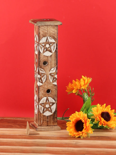 Pentacle 12 inch Incense Tower
