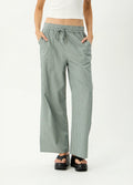 Pinned - Organic Wide Leg Pant | Sycamore Stripe-Image 2