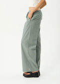 Pinned - Organic Wide Leg Pant | Sycamore Stripe-Image 3