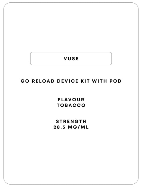 Vuse Go Reload w/ Pod