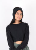 Possum Merino Travel Headband | Charcoal-Image 2