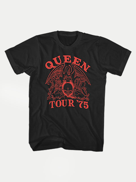 Queen - Tour 75 Red T-Shirt